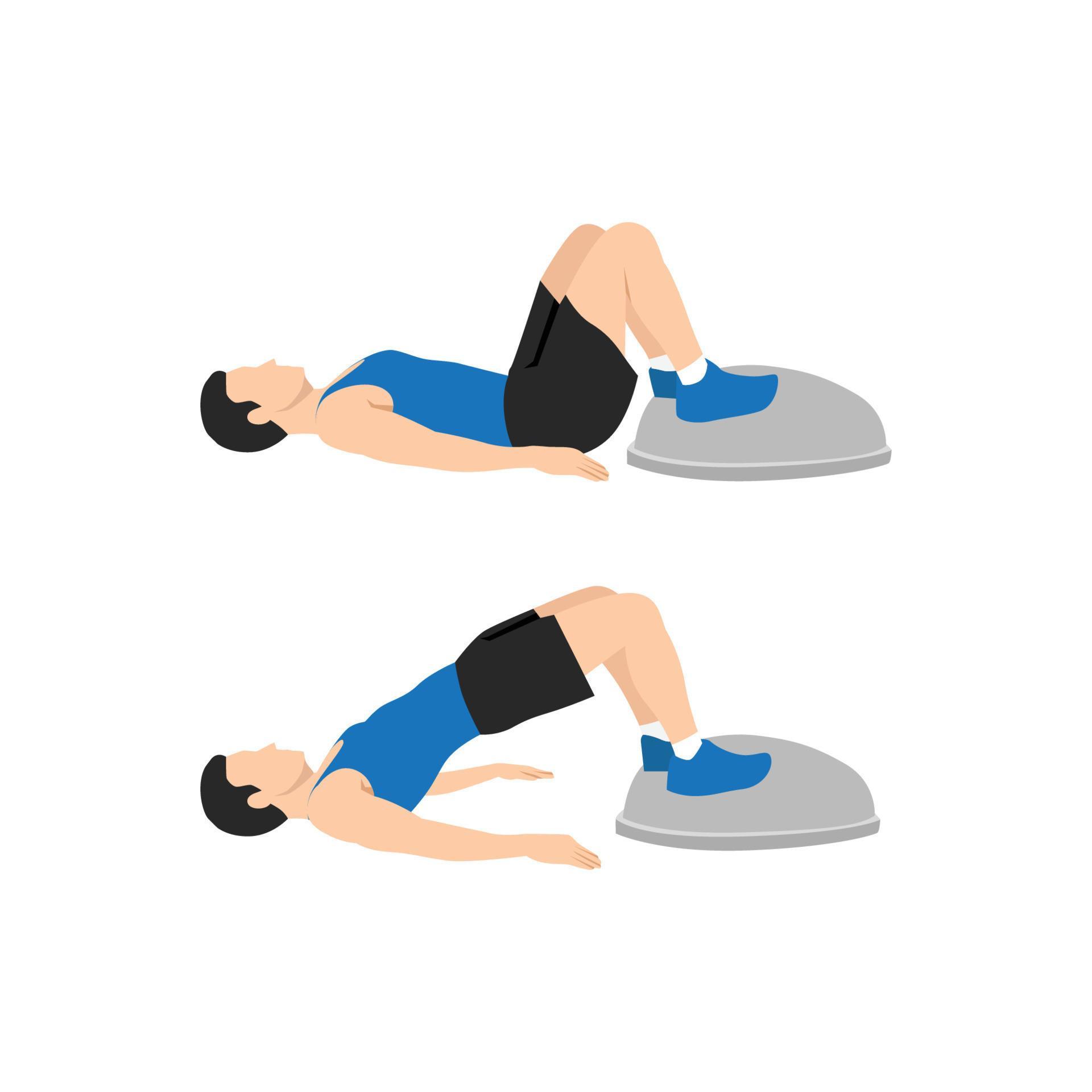 Glute Bridges Illustration