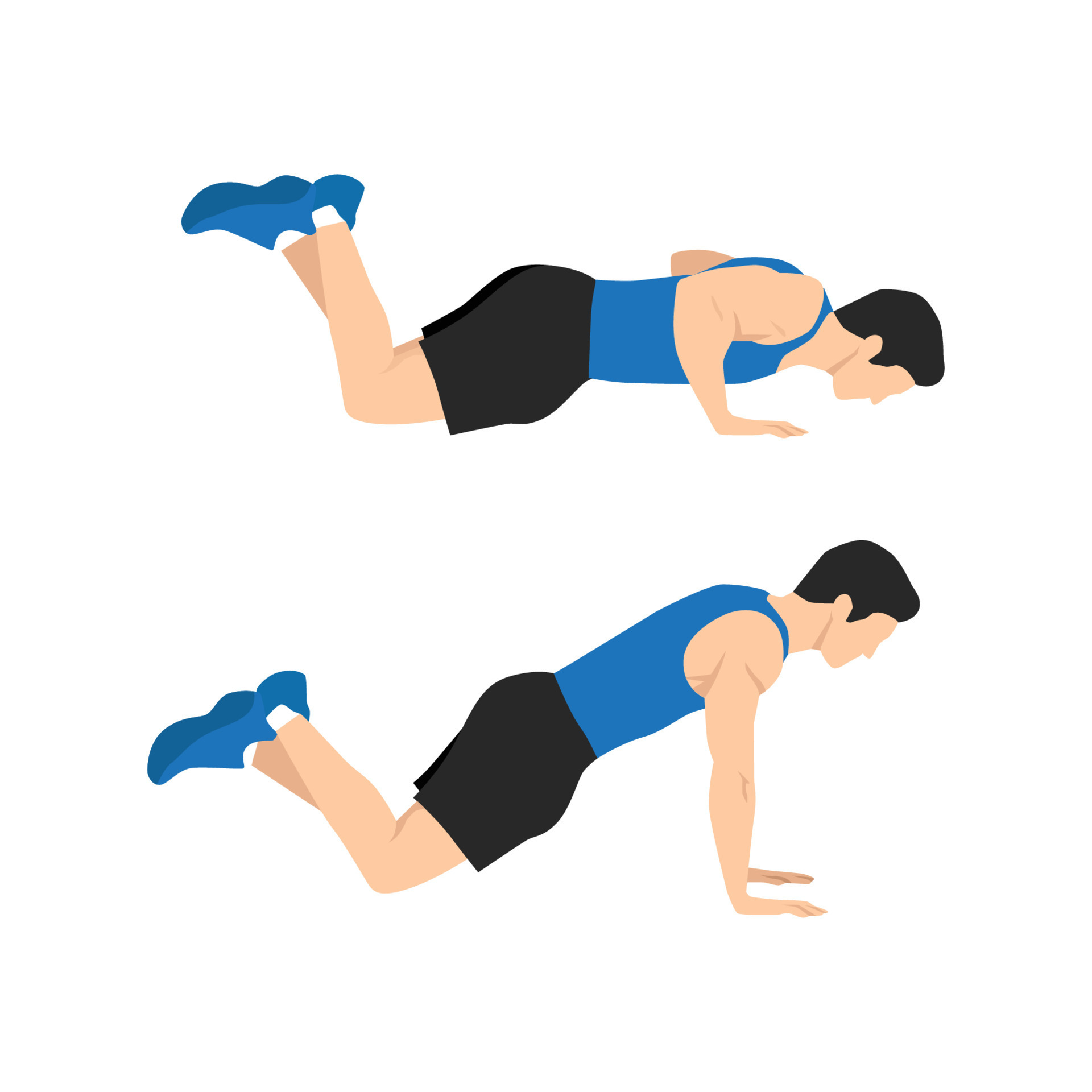Modified Push-Ups Illustration