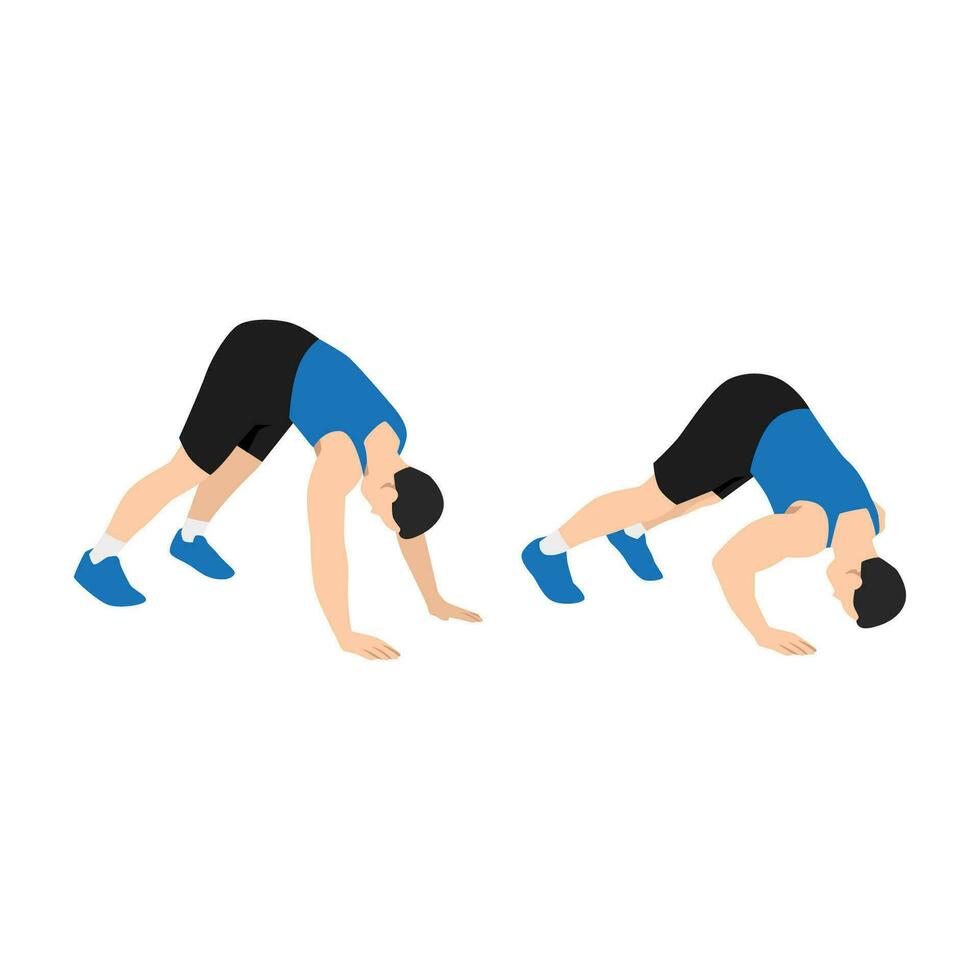 Pike Push-Ups Illustration